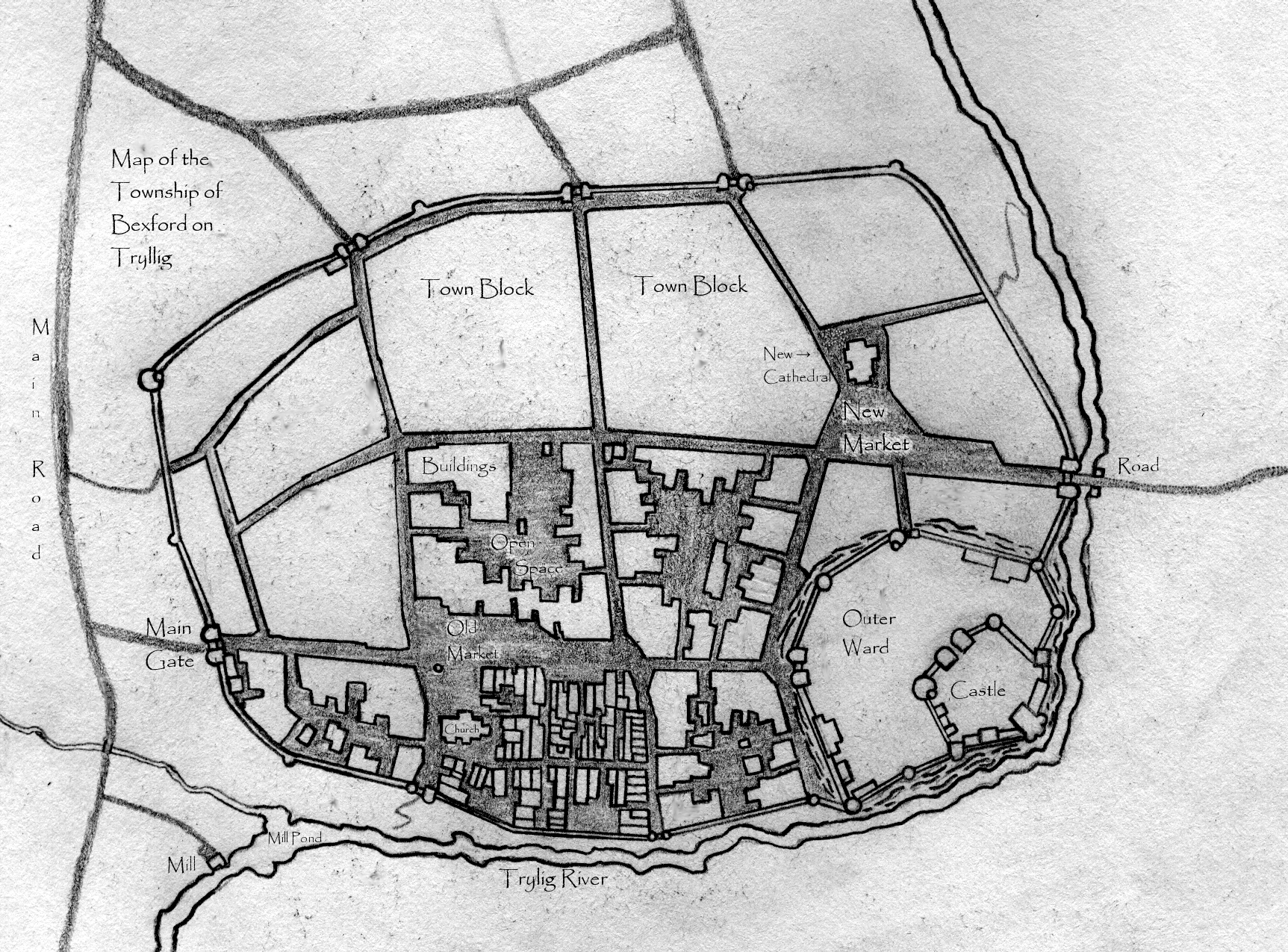 medieval town layout