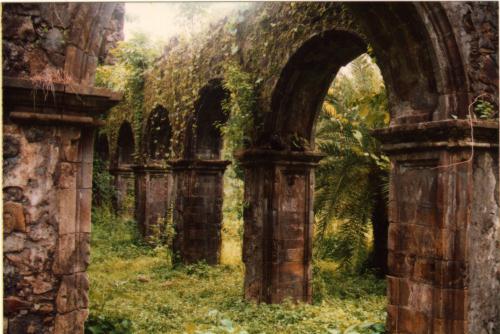 "Vasai Fort Ruins." Image source: https://theory.tifr.res.in/bombay/architecture/building/vasai-fort.html. Used under Creative Commons Attribution Share-Alike License 3.0. License link: https://creativecommons.org/licenses/by-sa/3.0/deed.en