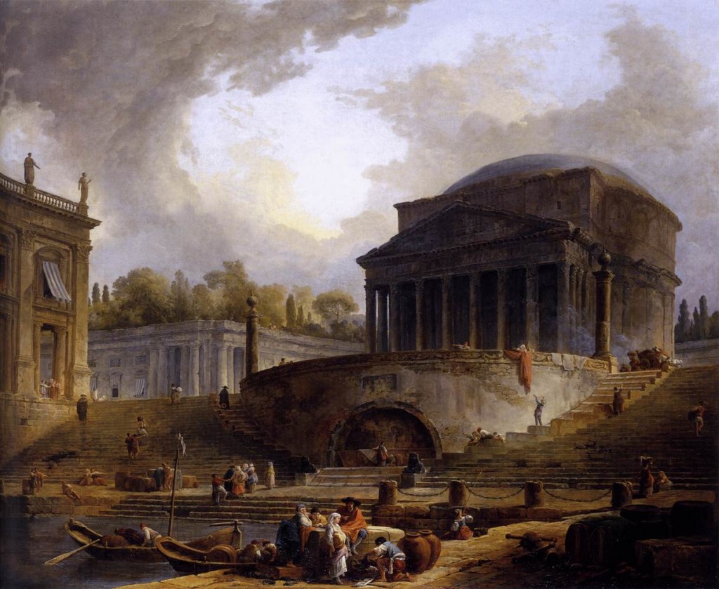 "Hubert Robert - View of Ripetta - WGA19603" by Hubert Robert - Web Gallery of Art: Image Info about artwork. Licensed under Public Domain via Wikimedia Commons - https://commons.wikimedia.org/wiki/File:Hubert_Robert_-_View_of_Ripetta_-_WGA19603.jpg#/media/File:Hubert_Robert_-_View_of_Ripetta_-_WGA19603.jpg